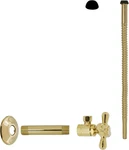 Westbrass D103K12X-01 1/2" Ips 3/8" Od 12" Corrugated Riser Supply Line Kit. Fixed Price $44.99.
