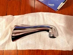 Grohe 13612-000 Geneva Wall Mount Tub Spout 6-1/8", Chrome Finish. Fixed Price $74.00.