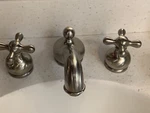 American Standard Spread Lavatory Faucets Amarilis 3801/3841 Nickel Finish Brush. Fixed Price $165.00.