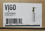 Vigo Kitchen Soap Dispenser In Matte Brushed Gold, VGSD003MG. Fixed Price $24.99.