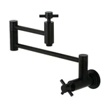 Kingston Brass KS810.DX Concord 3.8 Gpm Wall Mounted Double - Black. Fixed Price $493.97.