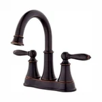 Pfister Courant 4 In. Centerset 2-HANDLE Bathroom Faucet Tuscan Bronze. Fixed Price $67.50.