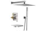 Fapully Single Handle 3-SPRAY Tub Shower Faucet 12 Inch Rain. Fixed Price $129.00.
