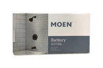 Moen 82910BL Banbury 1-HANDLE 1-SPRAY Tub Shower Faucet Matte Black, With Valve. Fixed Price $111.61.