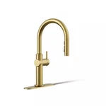 Kohler Crue Voice Touchless Pull-down Kitchen Faucet Vibr Brushed Moderne Brass. Fixed Price $905.83.