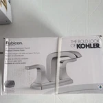 Kohler Rubicon Watersense 4 In Centerset Polished Chrome Faucet 2 Lever Handles. Fixed Price $54.00.