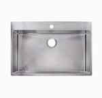 Franke HFS3322-1 Vector 33.5" Dual Mount 1-HOLE Single Bowl Kitchen Sink. Fixed Price $648.09.