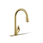 Kohler Leto R31548-2MB Pull Down Kitchen Faucet Moderne Brass. Fixed Price $209.00.