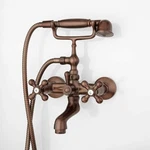 Signature Hardware 414694 Barlow Wall Mounted Roman Tub Filler Faucet - Telephon. Fixed Price $375.00.