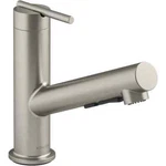 Kohler Crue Single Hole Pull Out Kitchen Faucet -K-22976-VS Vibrant Stainless. Fixed Price $299.95.