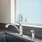 Moen Torrance CA87480 Chrome Kitchen Faucet Centerset Duralock Lever Low Arc. Fixed Price $68.00.