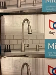 Moen Milton Single-handle Pull Down Sprayer Kitchen Faucet (87114SRS). Fixed Price $109.95.