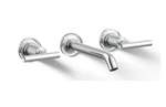Kohler Purist K-T14413-4-CP Wall Mounted Bathroom Sink Faucet Polished Chrome. Fixed Price $378.00.