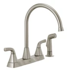 Peerless P2835LF-SS Parkwood Handle Kitchen Faucet Stainless Steel New Sealed. Fixed Price $99.99.
