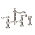 Newport Brass 9462/15S Chesterfield Kitchen Bridge Faucet Satin Nickel Pvd. Fixed Price $1815.10.