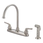 Olympia Faucets K-5342 Accent 1.5 Gpm Widespread Kitchen Nickel. Fixed Price $115.22.