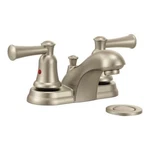 Cleveland CA41211BN Two Handle Lavatory Faucet With 50/50 Waste, Brushed Nickel. Fixed Price $125.99.