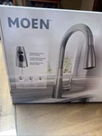 Sealed Box Moen Haelyn F87627SRS Stainless 1-HANDLE Residential Filtered Faucet. Fixed Price $220.00.