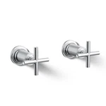 Kohler T144293CP Purist Deck Or Wallmount Bath Faucet Handle Trim With Cross. Fixed Price $145.37.