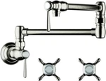 Axor 16859831 Montreux 8-INCH Tall 2-HANDLE Pot Filler Polished Nickel. Fixed Price $899.99.