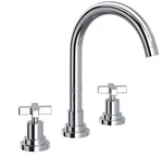 Rohl Lombardia Widespread A2228XMAPC-2 Bathroom Sink W/ Drain Faucet Chrome New. Fixed Price $398.00.
