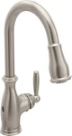 Moen 7185EWSRS Brantford 1.5 Gpm Pull Down Kitchen Faucet Stainless Touchless. Fixed Price $289.99.