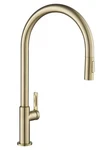 Kraus Oletto High-arc Single Handle Pull-down Kitchen Faucet KPF-2821SFACB. Fixed Price $184.98.