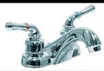 Aqua Plumb Polished Chrome Bathroom Faucet Model 1554090. Fixed Price $24.99.