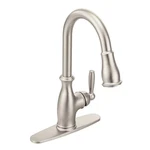 Moen Brantford 7185SRS Kitchen Faucet,spot Resist Stainless *new*. Fixed Price $191.99.