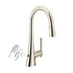 Moen 9126EWNL Polished Nickel One-handle Pulldown Kitchen Faucet. Fixed Price $833.03.