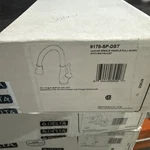 Delta Leland Brushed Nickel Kitchen Faucet With Pull Down Sprayer, 9178-SP-DST. Fixed Price $179.00.
