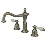 Kingston Brass KS1978PL Heritage Widespread Lavatory Faucet With Pop-up. Fixed Price $130.00.