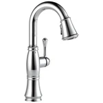 Delta Cassidy Brushed Nickel Bar Faucet With Pull Down Sprayer Modern Single. Fixed Price $188.51.