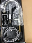 Glacier Bay Kagan Pull-down Kitchen Faucet With Soap Dispenser Stainless Stee. Fixed Price $56.99.