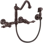 Whitehaus WHKWLV3-9402-NT Vintage Iii Plus 1.5 Gpm Widespread Bronze. Fixed Price $819.00.