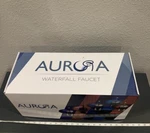 Aurora Single Handle Waterfall Faucet. Fixed Price $20.00.