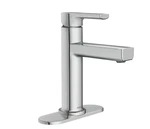 Moen 84627 Rinza 1 Handle Single Hole Bathroom Sink Faucet W/ Drain-chrome. Fixed Price $69.75.