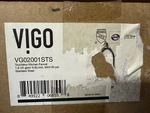 Vigo Edison Single Handle Pull-down Sprayer Kitchen Faucet Set With Soap. Fixed Price $249.68.