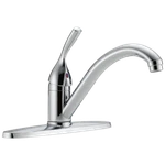 Delta Classic 1-HANDLE Kitchen Faucet Chrome-certified Refurbished. Fixed Price $61.12.