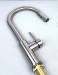 Miseno Mia Collection Pull Down Kitchen Faucet Stainless Steel. Fixed Price $174.35.