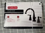 Delta Porter 8 In. Widespread 2-HANDLE Bathroom Faucet Oil Rubbed Bronze. Fixed Price $115.00.