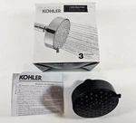 Kohler Awaken G90 3-FUNCTION Matte Black Showerhead 72418-Y-BL Open Box. Fixed Price $56.95.
