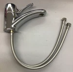 Chicago Faucets Deck Mounted Sink Kitchen Chrome Plated E2805ABCP (B336). Fixed Price $135.00.