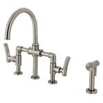 Kingston Brass KS233.TKL Hallerbos 1.8 Gpm Widespread Bridge - Nickel. Fixed Price $695.47.