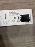 Delta 51567-BL H2OKINETIC Slide Bar Hand Shower W/ Hose Matte Black New. Fixed Price $139.99.