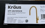Kraus KPF-2821 Oletto 1.8 Gpm High Arc Single Handle Pull Down Champagne Bronze. Fixed Price $199.00.
