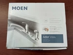 New Moen 87604 Adler Polished Chrome 1-HANDLE Kitchen Faucet W/side Sprayer B63. Fixed Price $79.95.