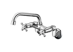 Sumerain Double Handles Wall Mount Standard Kitchen Faucet Chrome. Fixed Price $50.00.