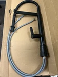Signature Hardware 462449 Ocala Matte Black Pre-rinse Pull Out Kitchen Faucet. Fixed Price $225.99.