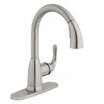 Glacier Bay Dylan Single-handle Pull-down Kitchen Faucet, Stainless Steel. Fixed Price $68.71.